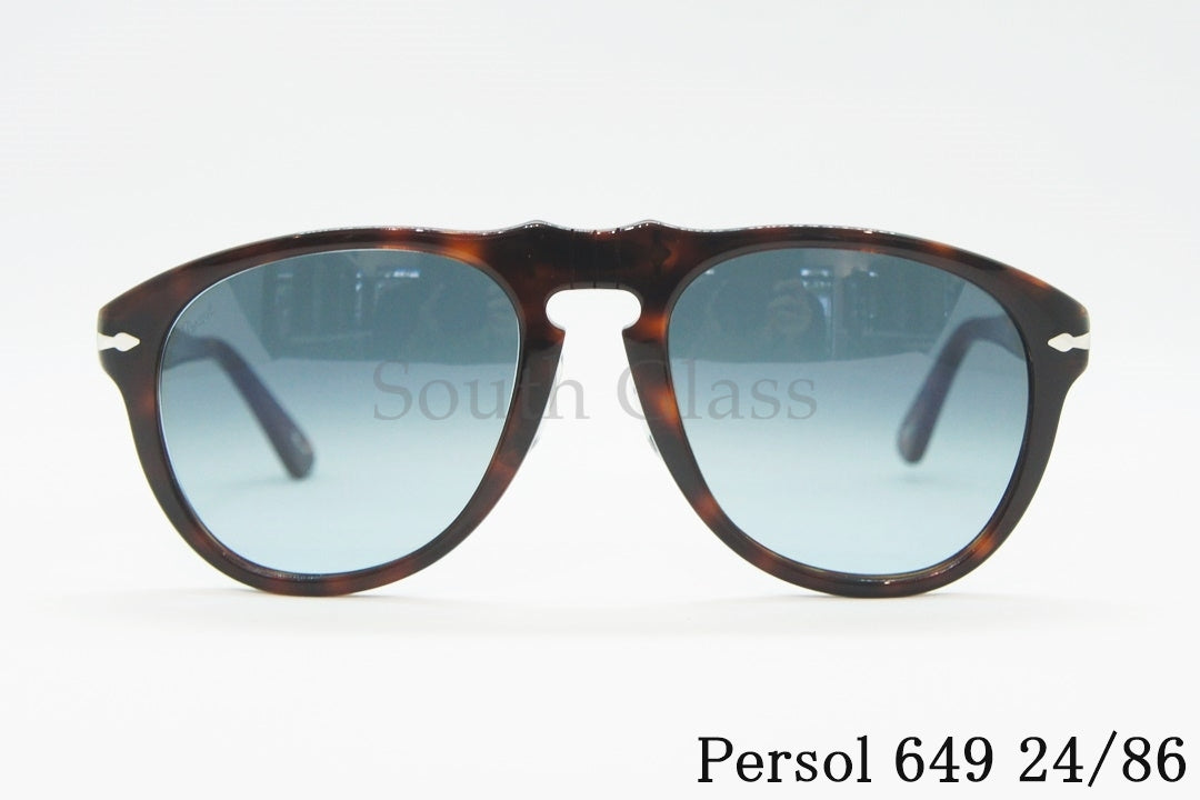 Persol サングラス 649 24/86 ティアドロップ フレーム おしゃれ 眼鏡 メガネ ペルソール 正規品
