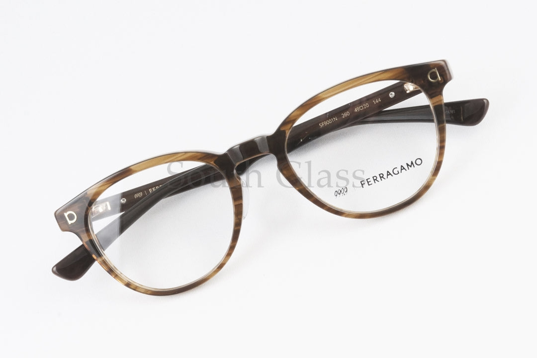 999.9×FERRAGAMO メガネ SF9001N 260 コラボモデル アジアンフィット ボスリントン フォーナインズ フェラガモ 正規品