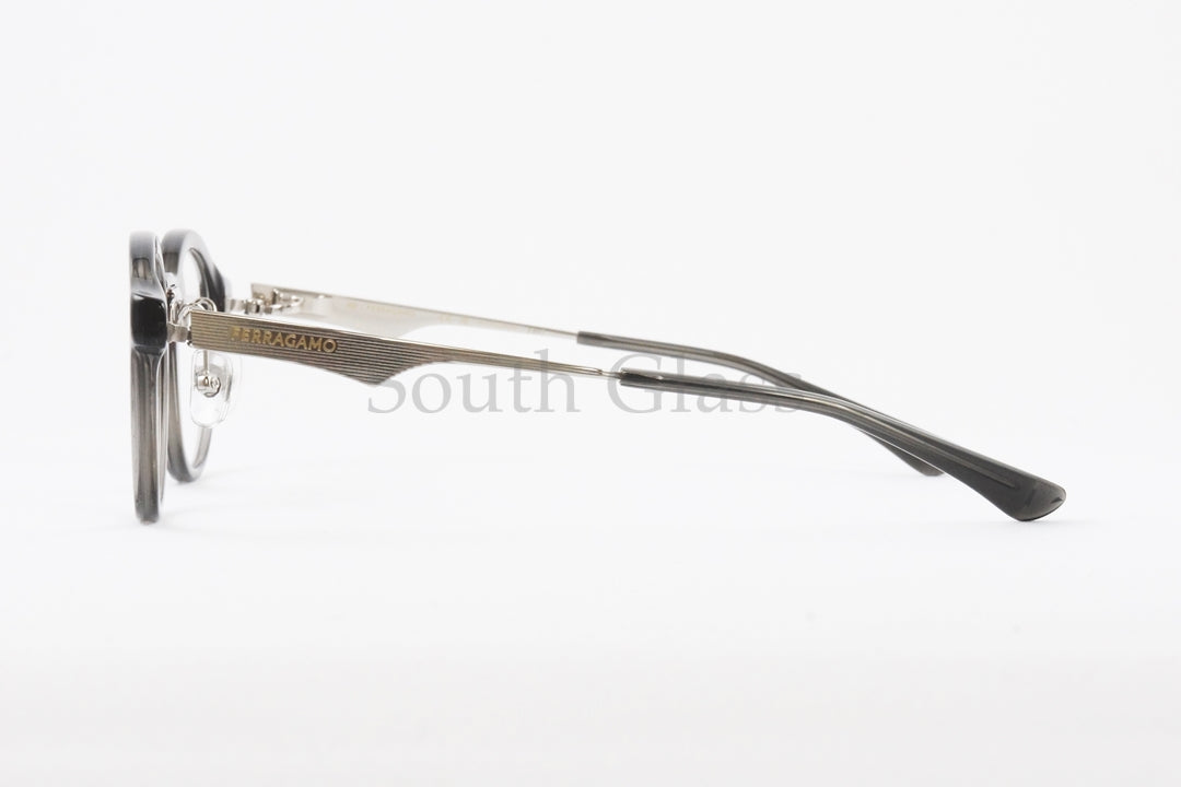 999.9×Ferragamo クリア メガネ SF9018 021 コラボモデル アジアンフィット ボスリントン 眼鏡 オシャレ ブランド フォーナインズ フェラガモ 正規品