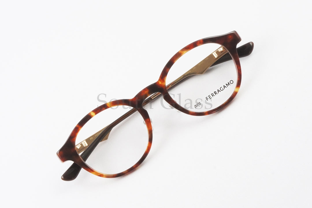999.9×Ferragamo メガネ SF9018 240 コラボモデル アジアンフィット ボスリントン 眼鏡 オシャレ ブランド フォーナインズ フェラガモ 正規品