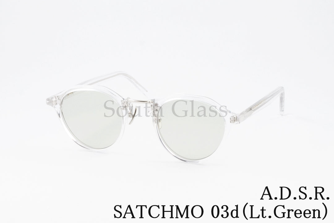 A.D.S.R. クリア サングラス SATCHMO 03d 47サイズ クラウンパント サッチモ コンビネーション ADSR エーディーエスアール 正規品