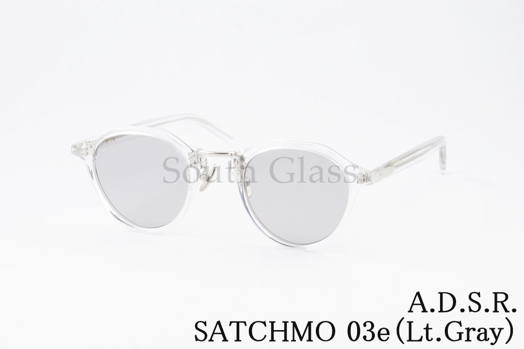 A.D.S.R. クリア サングラス SATCHMO 03e 47サイズ クラウンパント サッチモ コンビネーション ADSR エーディーエスアール 正規品