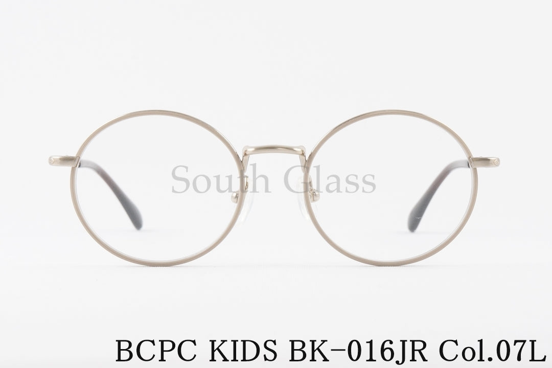 BCPC KIDS キッズ メガネ BK-016 Col.07L 44サイズ 46サイズ JR SR ラウンド 丸メガネ ジュニア 子ども 子供 ベセペセキッズ 正規品