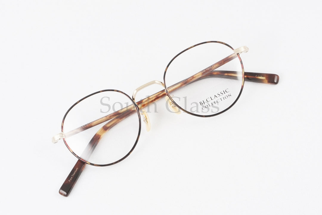 BJ CLASSIC メガネ PREM-141S PT C-1-2 ボストン 七宝 クラシカル BJクラシック 正規品
