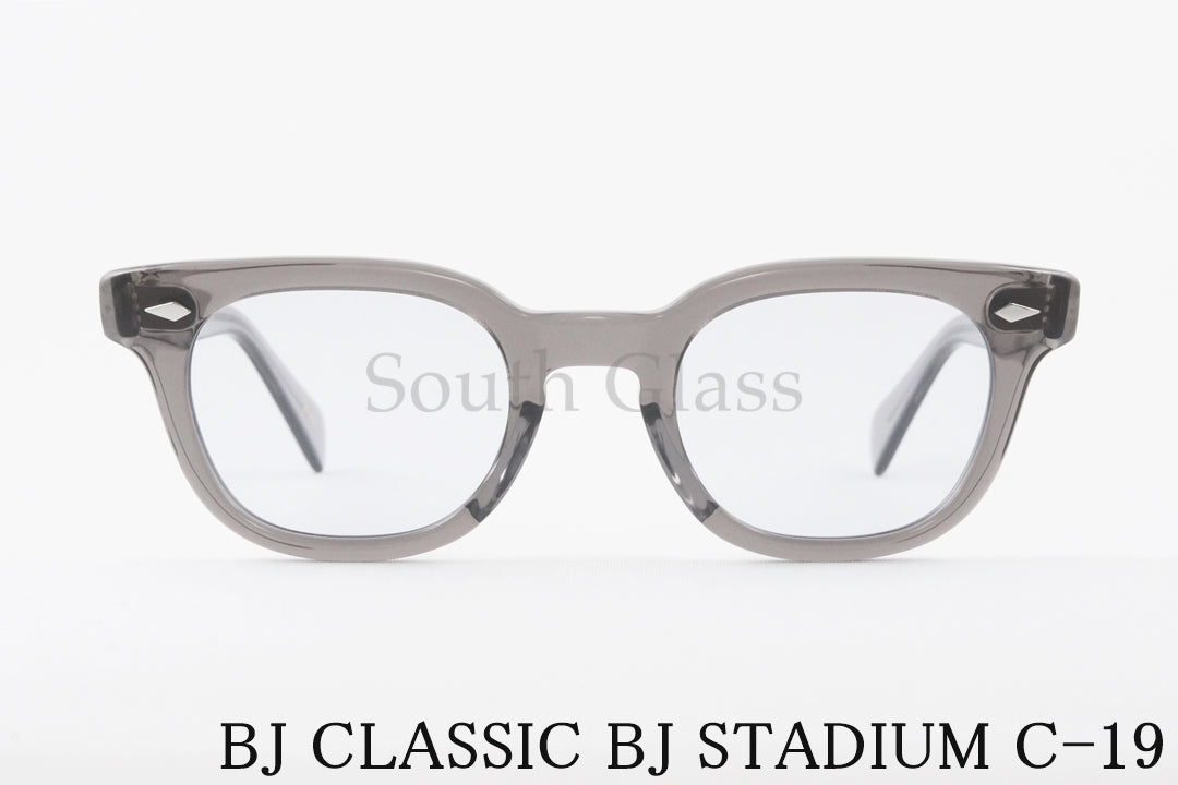 BJ CLASSIC クリア サングラス BJ STADIUM C-19 ウェリントン REVIVAL EDITION リバイバルエディション ヴィンテージ 復刻モデル ビージェイスタジアム BJクラシック 正規品