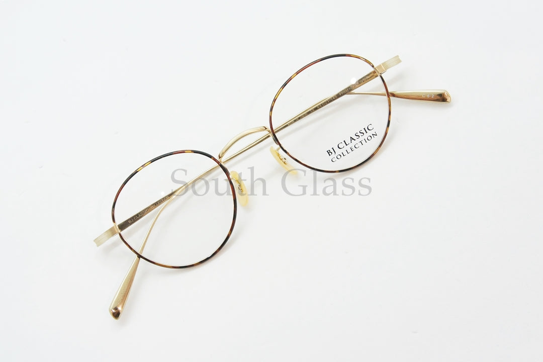 BJ CLASSIC メガネ PREM-114B S NT C-6-2 ボストン クラシカル 七宝 セル巻き BJクラシック 正規品