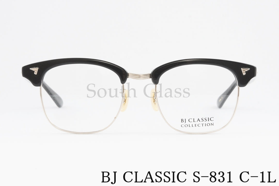 【桑田佳祐さん着用モデル】BJ CLASSIC メガネ S-831 C-1 サーモント ブロー クラシカル BJクラシック 正規品
