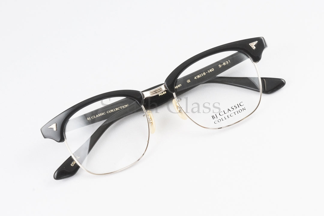 【桑田佳祐さん着用モデル】BJ CLASSIC メガネ S-831 C-1 サーモント ブロー クラシカル BJクラシック 正規品