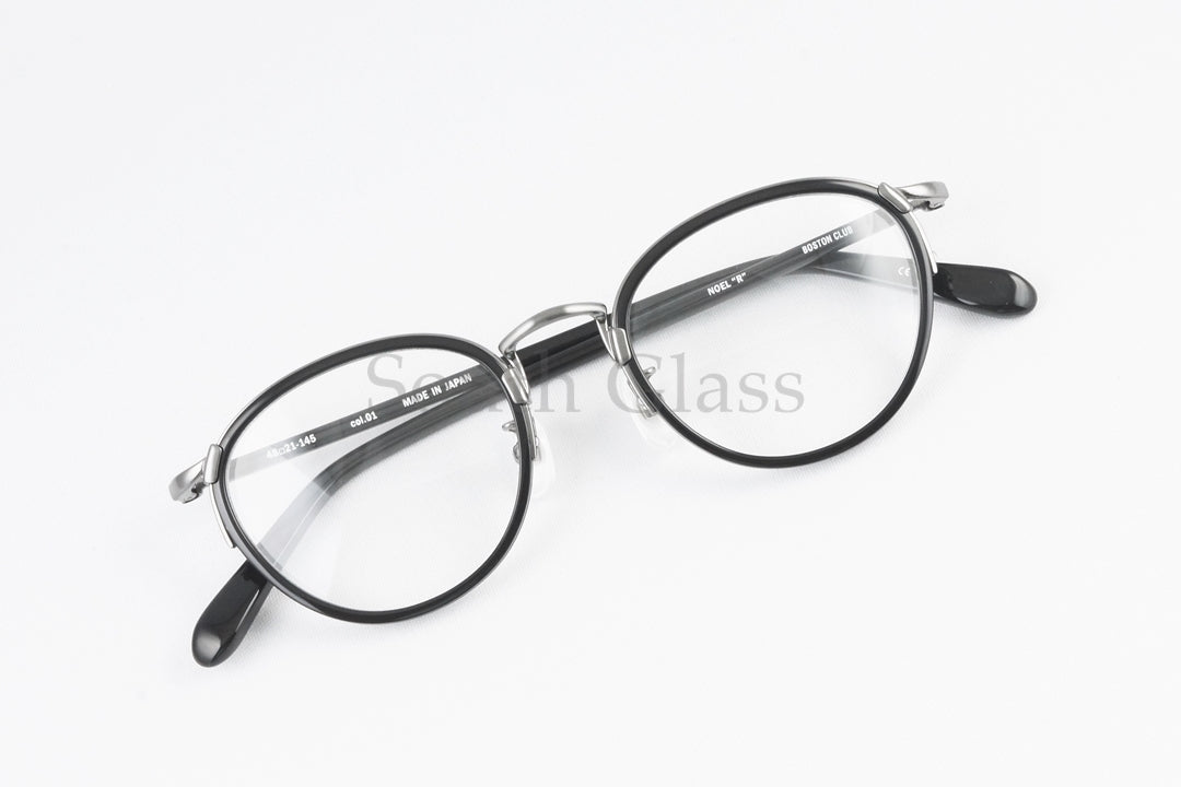 BOSTON CLUB メガネ NOEL "R" col.01 ボストン セル巻き ノエルR クラシカル 丸メガネ ボストンクラブ 正規品