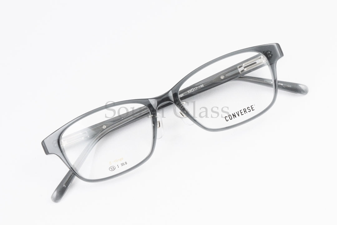 CONVERSE クリア メガネ CV-6006 Col.3 スクエア コンバース 正規品