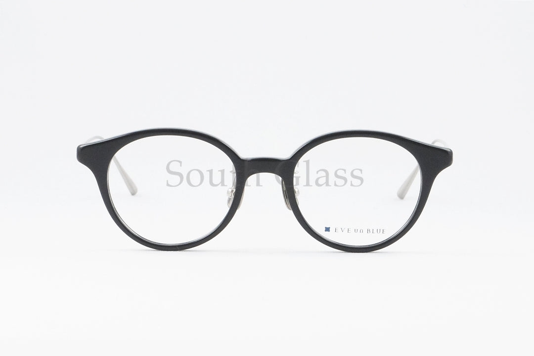 EVE un BLUE メガネ Mini A005 Col.Black ボストン 小顔 小さいサイズ ミニ イヴアンブルー 正規品