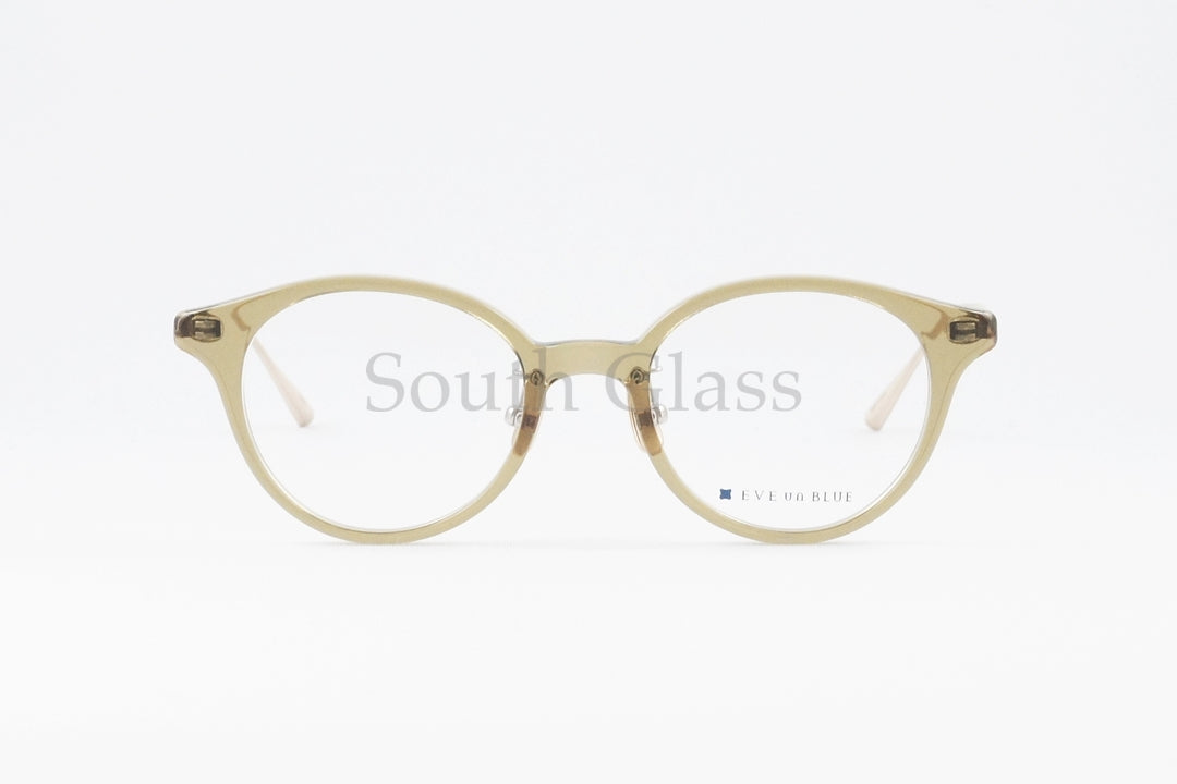 EVE un BLUE メガネ Mini A005 Col.Olive ボストン 小顔 小さいサイズ ミニ イヴアンブルー 正規品