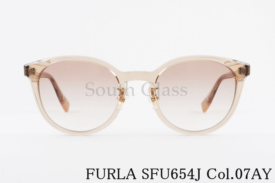 【泉里香さん着用】FURLA サングラス SFU654J COL.07AY ボストン クリアフレーム フルラ 正規品