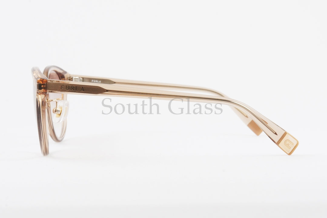 【泉里香さん着用】FURLA サングラス SFU654J COL.07AY ボストン クリアフレーム フルラ 正規品