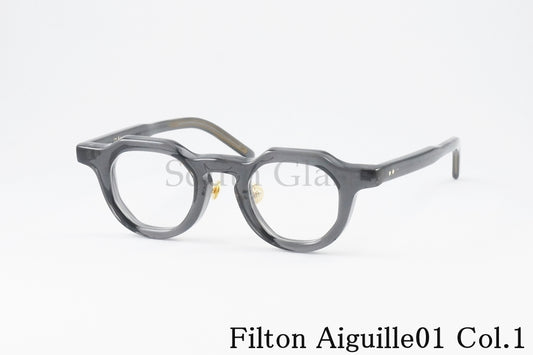 Filton クリア メガネ Aiguille01 Col.01 クラウンパント エギーユ01 鯖江製 フィルトン 正規品