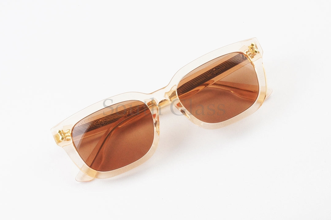 GUCCI クリア サングラス GG1605SK 004 スクエア メンズ レディース アジアンフィット グッチ 正規品