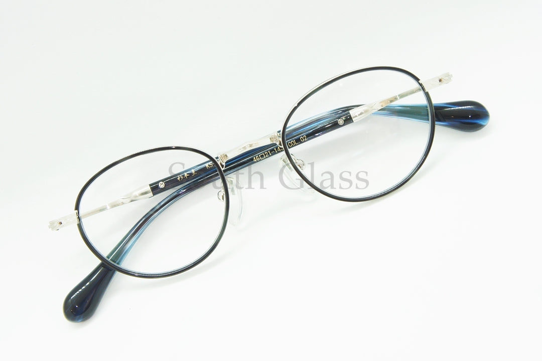 杉本 圭 メガネ KS-138 COL.02 ボストン セル巻き 丸メガネ クラシカル スギモトケイ 正規品