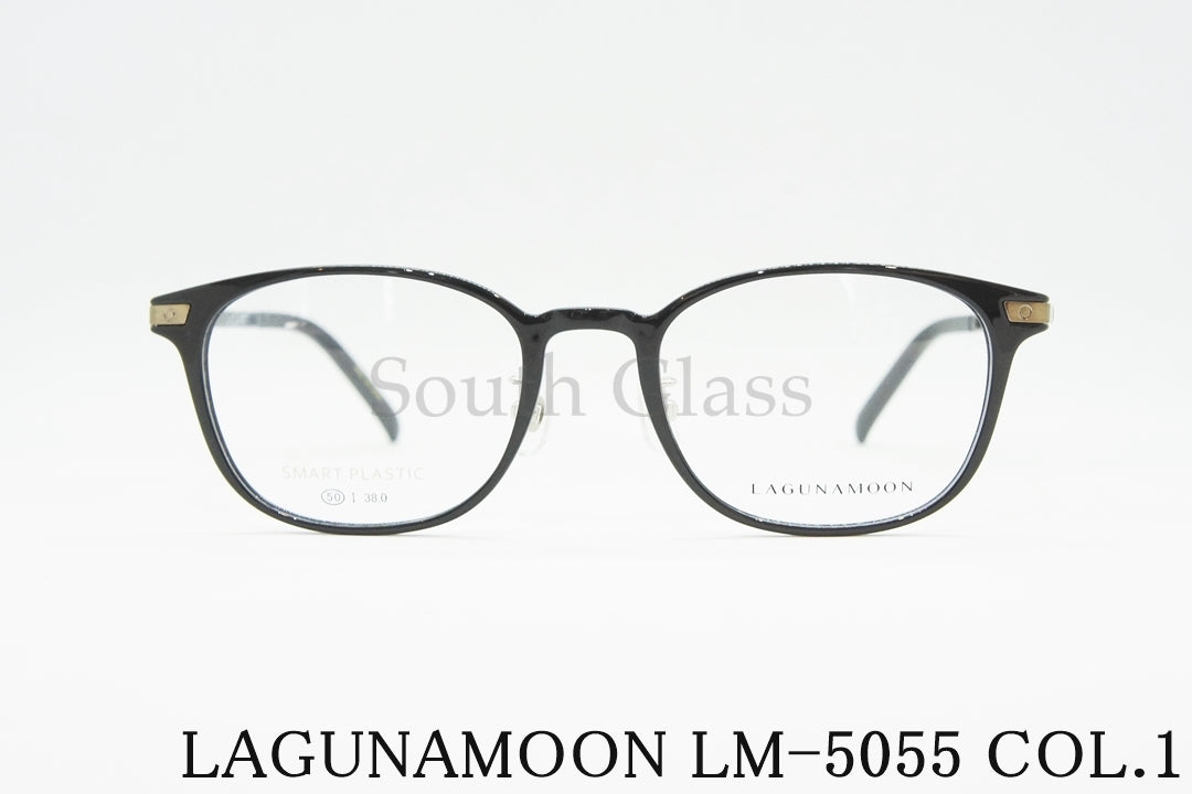 LAGUNAMOON メガネ LM-5055 Col.1 ウェリントン ラグナムーン 正規品