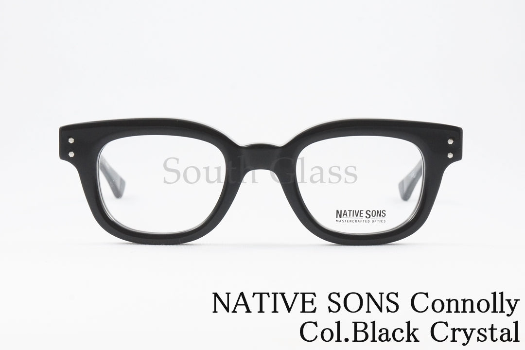 NATIVE SONS メガネ Connolly Col.Black Crystal PL-066AC ウェリントン コノリー ネイティブサンズ 正規品