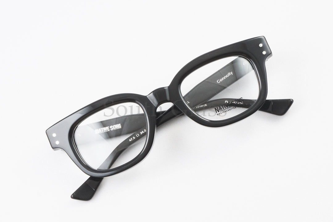 NATIVE SONS メガネ Connolly Col.Black Crystal PL-066AC ウェリントン コノリー ネイティブサンズ 正規品
