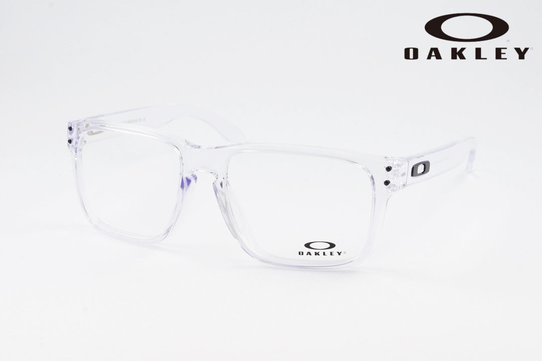 OAKLEY クリア メガネ HOLBROOK RX A OX8100F-03 56サイズ 58サイズ ウェリントン ホルブルック クリアフレーム オークリー 正規品