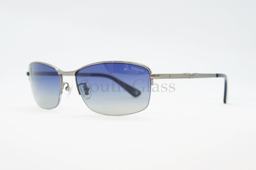 POLICE 偏光 サングラス SPLA61J COL.568P 58サイズ スクエア ナイロール ポリス 正規品