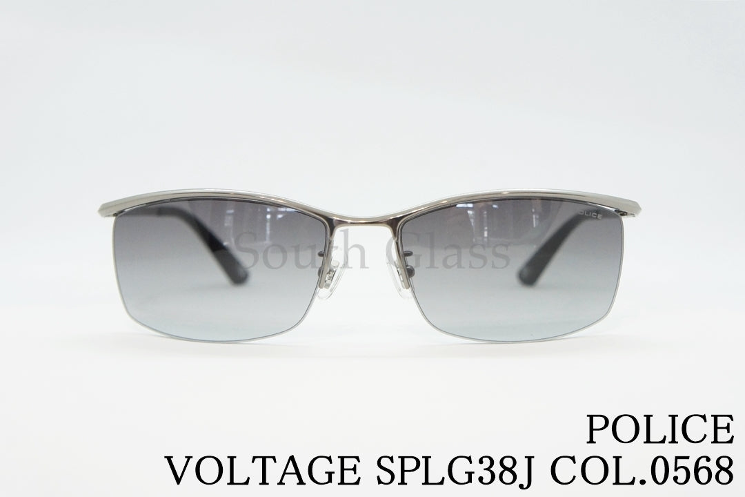 POLICE サングラス SPLG38J COL.0568 59サイズ スクエア ナイロール ポリス 正規品