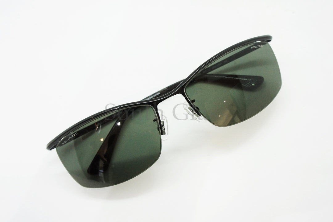 POLICE 偏光 サングラス SPLG38J COL.0530P 59サイズ スクエア ナイロール ポリス 正規品