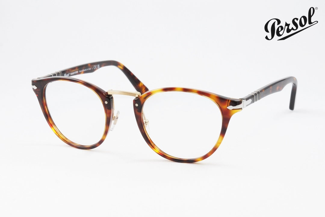 Persol 調光 サングラス 3108-S 24/GG Typewriter Edition ボストン タイプライターエディション トランジションズ TRANSITIONS 色が変わる コンビネーション ペルソール 正規品
