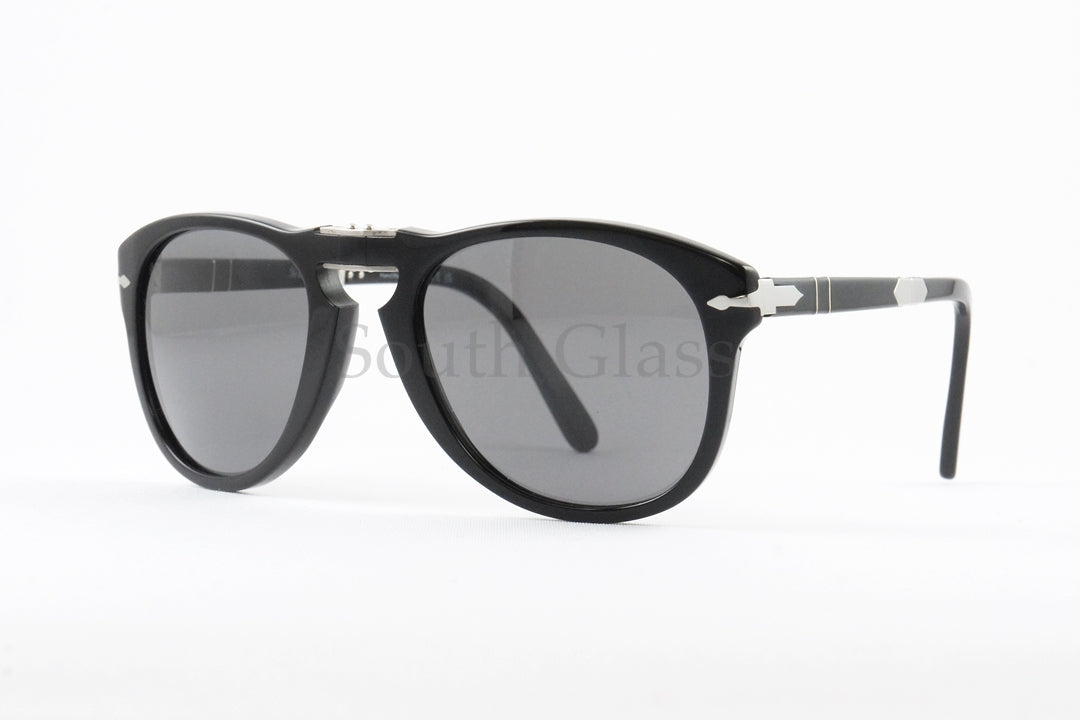 【スティーブマックイーンモデル】Persol サングラス 714-S-M 95/B1 Folding Steve McQueen ポラライズド アジアンフィット ティアドロップ ペルソール 正規品