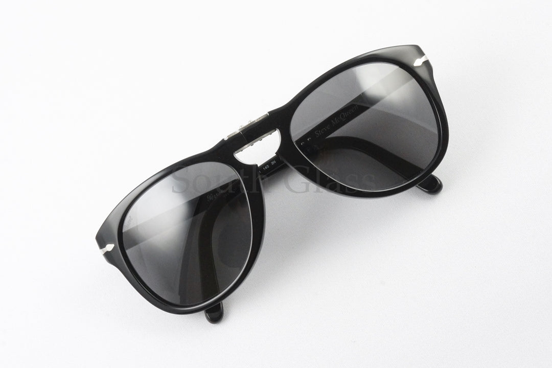 【スティーブマックイーンモデル】Persol サングラス 714-S-M 95/B1 Folding Steve McQueen ポラライズド アジアンフィット ティアドロップ ペルソール 正規品
