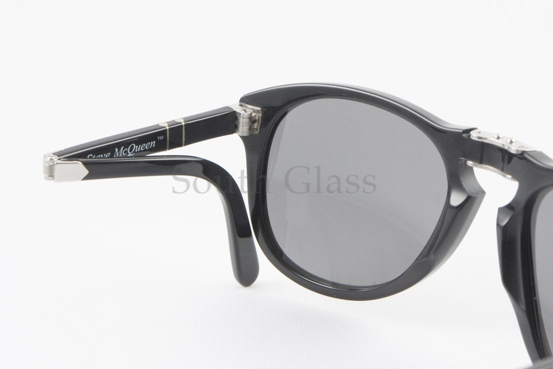 【スティーブマックイーンモデル】Persol サングラス 714-S-M 95/B1 Folding Steve McQueen ポラライズド アジアンフィット ティアドロップ ペルソール 正規品