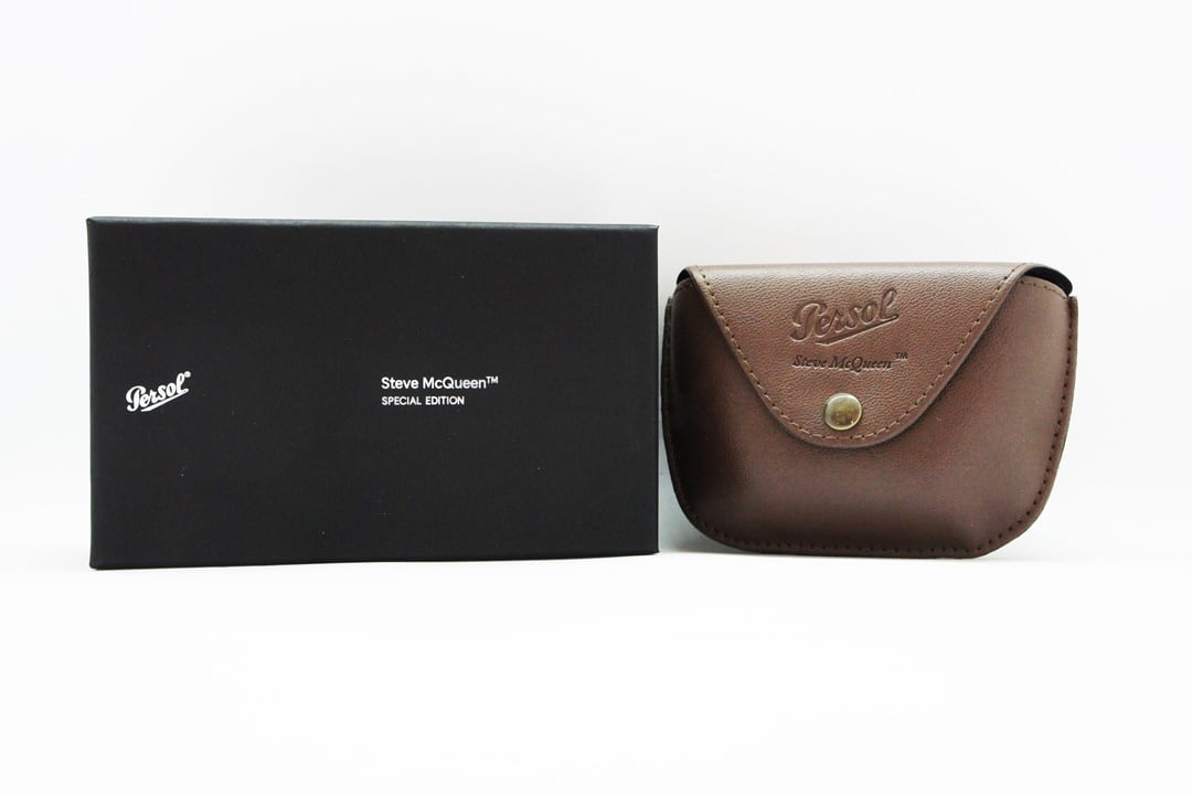 【スティーブマックイーンモデル】Persol サングラス 714-S-M 95/B1 Folding Steve McQueen ポラライズド アジアンフィット ティアドロップ ペルソール 正規品