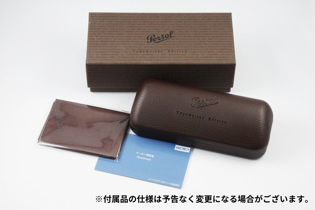 Persol 調光 サングラス 3108-S 24/GG Typewriter Edition ボストン タイプライターエディション トランジションズ TRANSITIONS 色が変わる コンビネーション ペルソール 正規品
