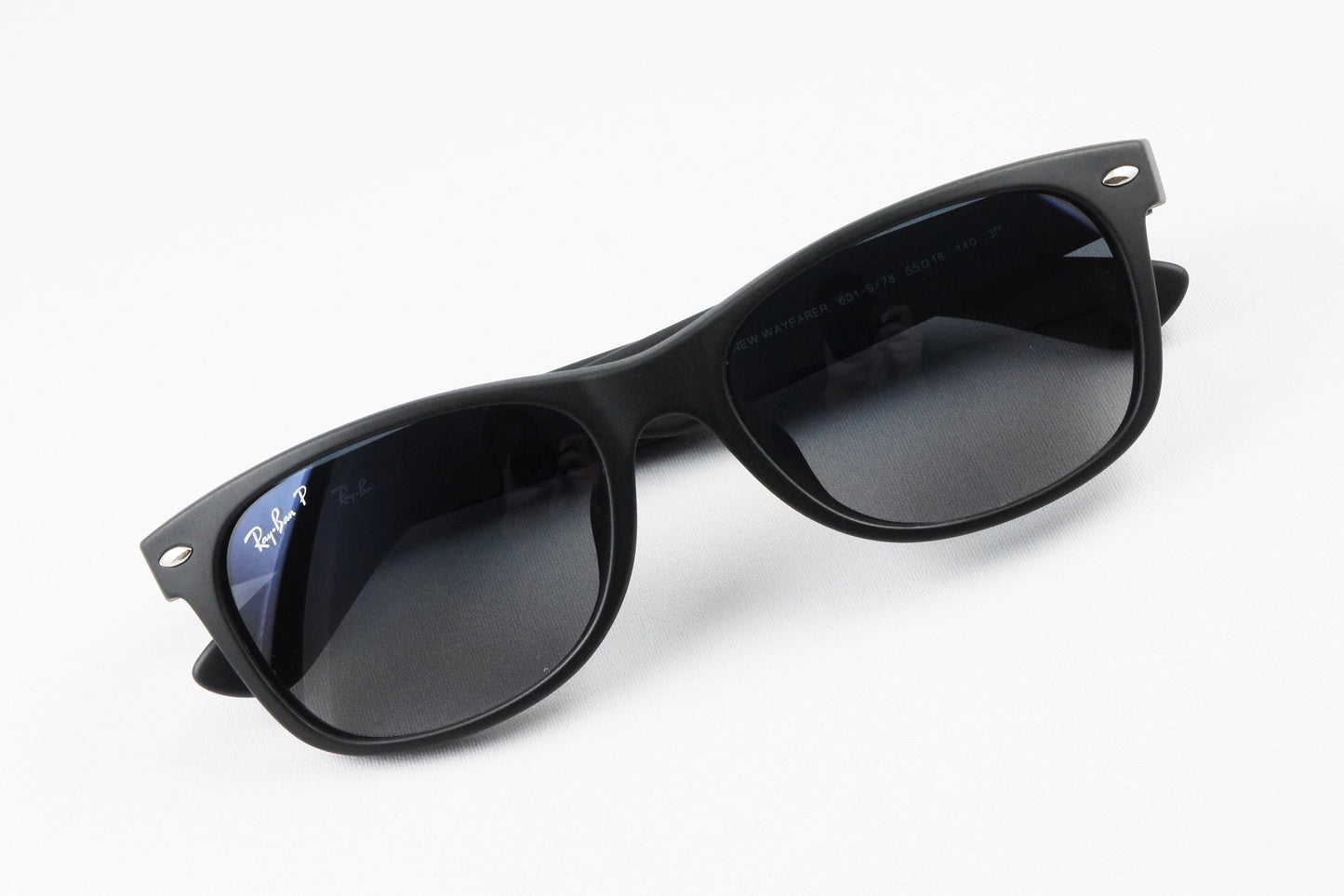 Ray-Ban 偏光サングラス RB2132-F 601-S/78 55サイズ NEW WAYFARER ウェリントン ニューウェイファーラー レイバン 正規品