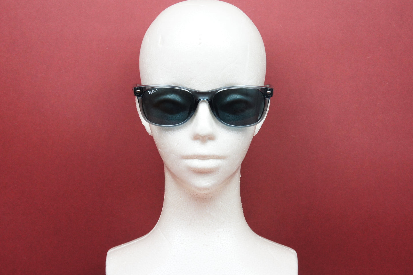 Ray-Ban 偏光サングラス クリア RB2132-F 6450/3R 55サイズ NEW WAYFARER ウェリントン ニューウェイファーラー レイバン 正規品