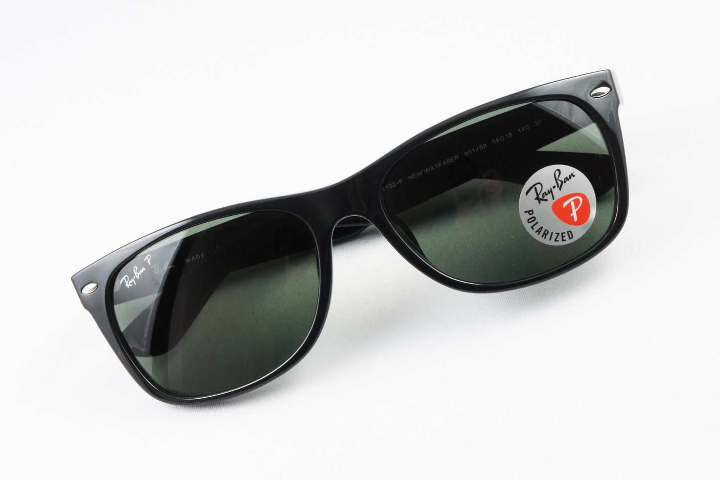 Ray-Ban 偏光 サングラス RB2132-F 901/58 58サイズ NEW WAYFARER ウェリントン レイバン 正規品