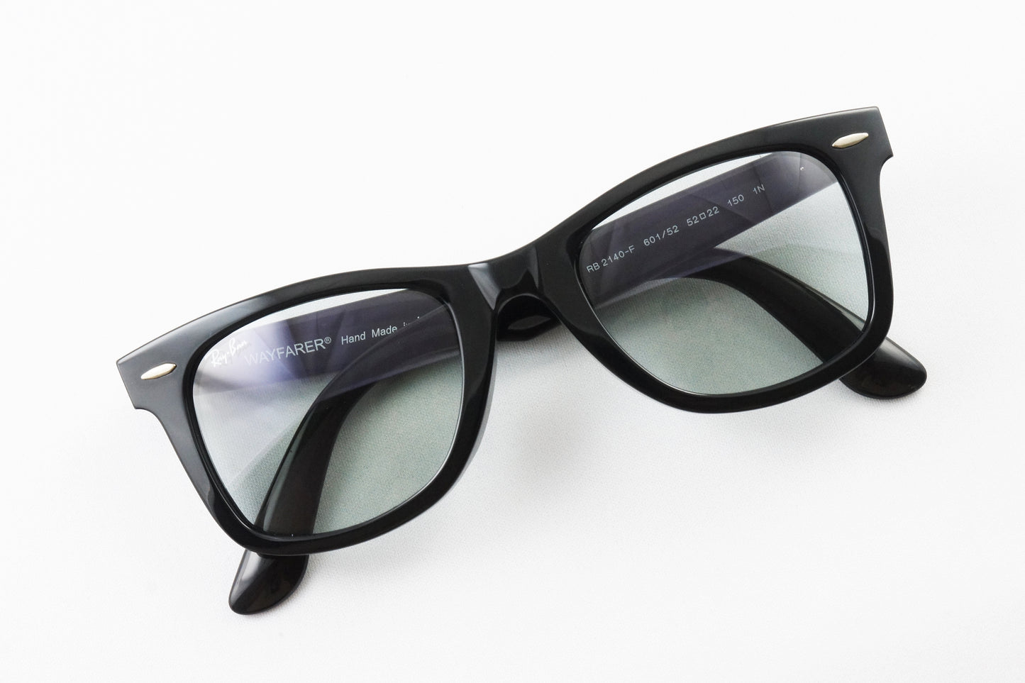 【純正ライトカラー】Ray-Ban サングラス RB2140-F 601/52 52サイズ Wayfarer ウェリントン レイバン 正規品 グリーン
