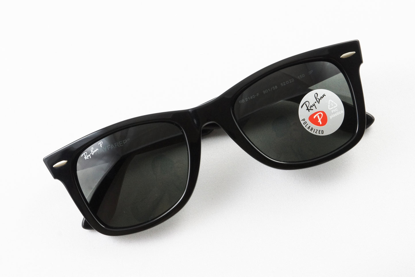 Ray-Ban 偏光 サングラス RB2140-F 901/58 52サイズ 54サイズ Wayfarer ウェリントン レイバン 正規品