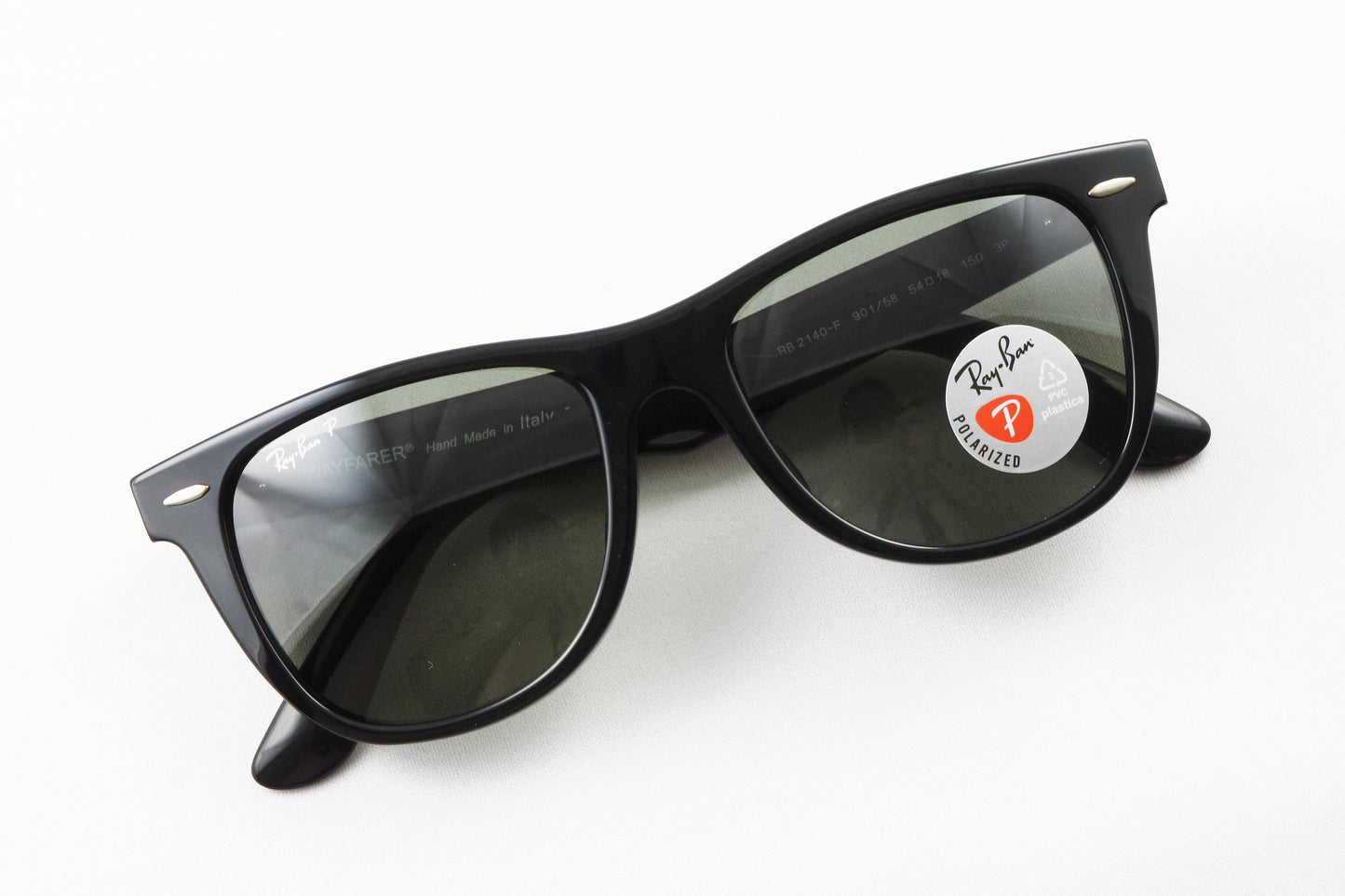 Ray-Ban 偏光 サングラス RB2140-F 901/58 52サイズ 54サイズ Wayfarer ウェリントン レイバン 正規品