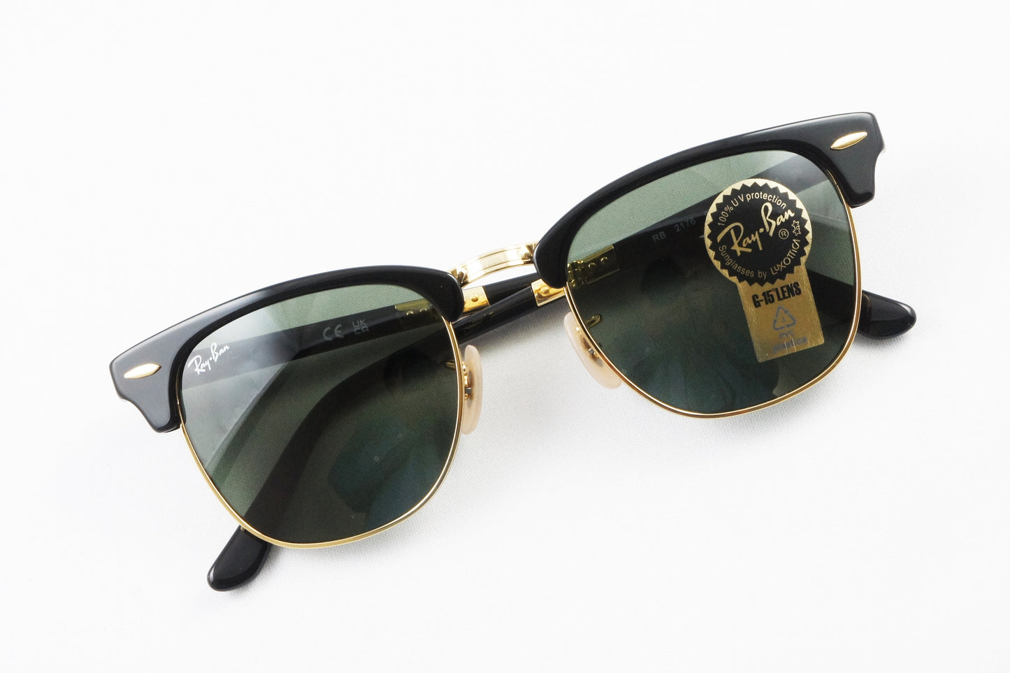 Ray-Ban 折りたたみ サングラス RB2176 901 CLUBMASTER FOLDING フォールディング クラシック サーモント ブロー レイバン 正規品
