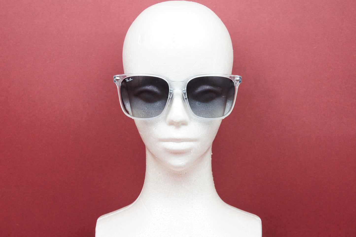 Ray-Ban クリア サングラス RB2206D 6447/8G 57サイズ スクエア レイバン 正規品