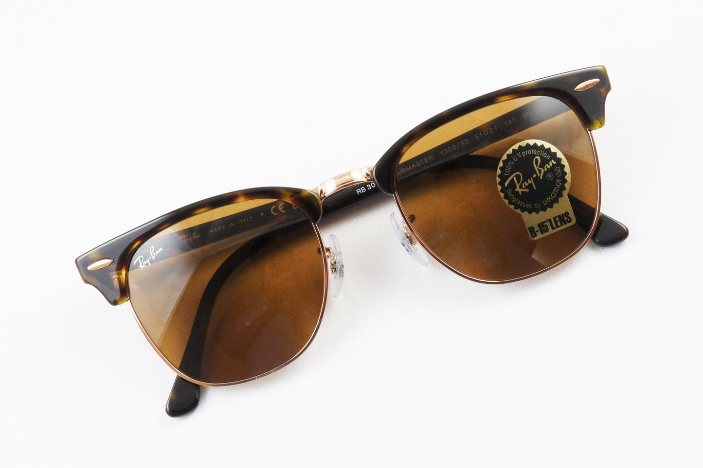 Ray-Ban サングラス RB3016 1309/33 51サイズ CLUBMASTER クラシック サーモント ブロー レイバン 正規品