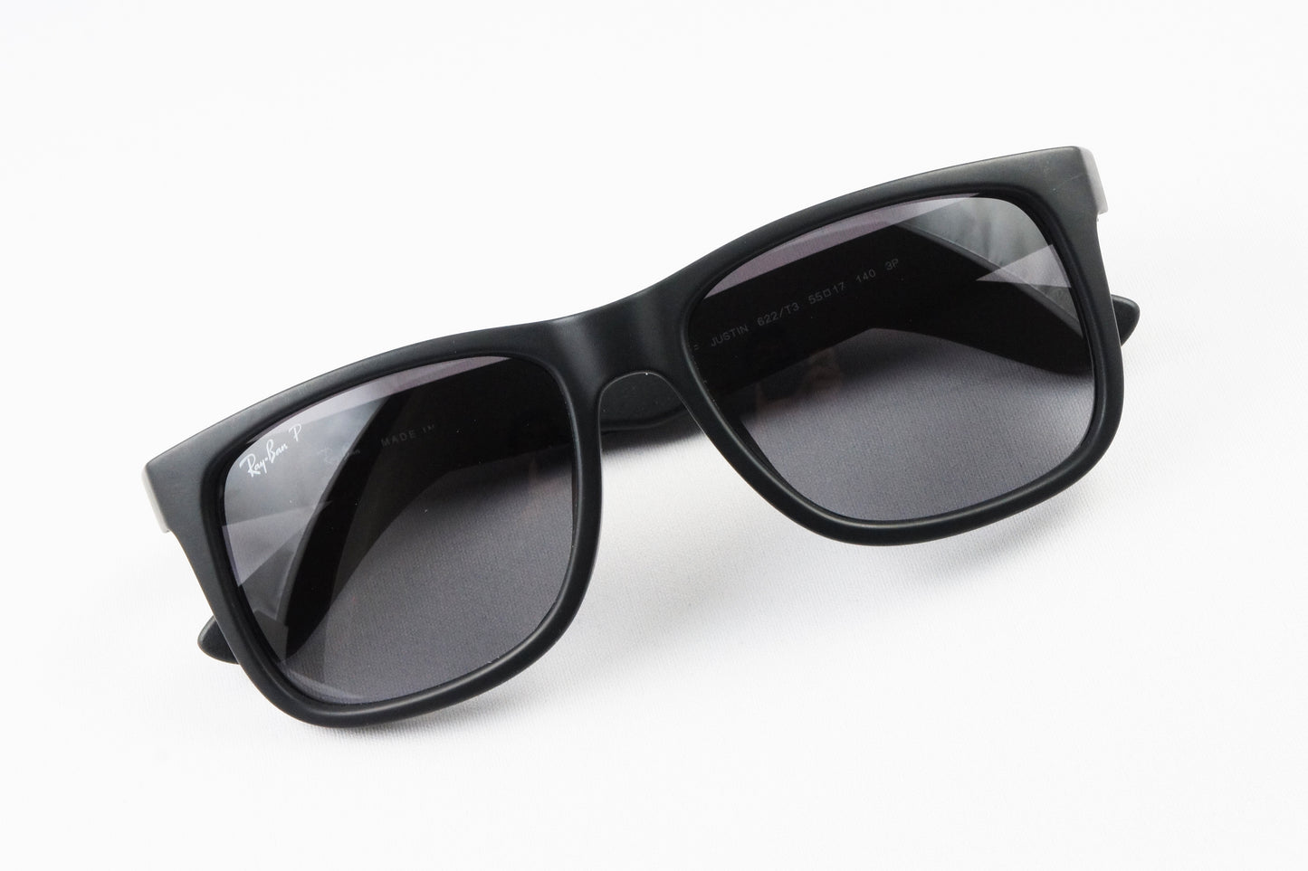 Ray-Ban 偏光サングラス JUSTIN RB4165-F 622/T3 スクエア 偏光レンズ ジャスティン レイバン 正規品