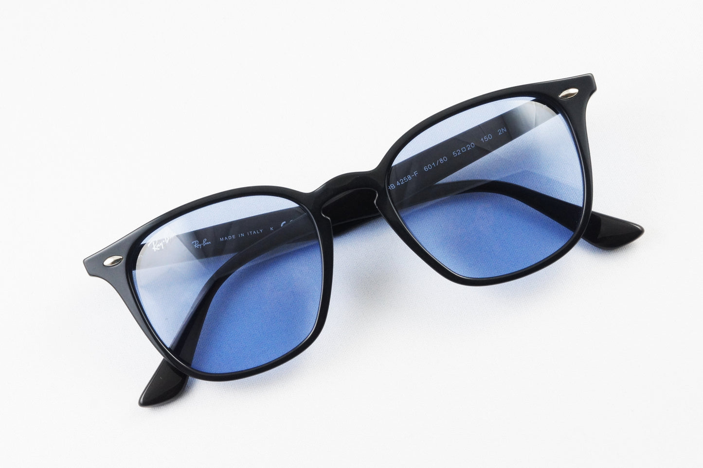 【純正ライトカラー】Ray-Ban サングラス RB4258-F 601/80 52サイズ ウェリントン ライトカラー レイバン 正規品
