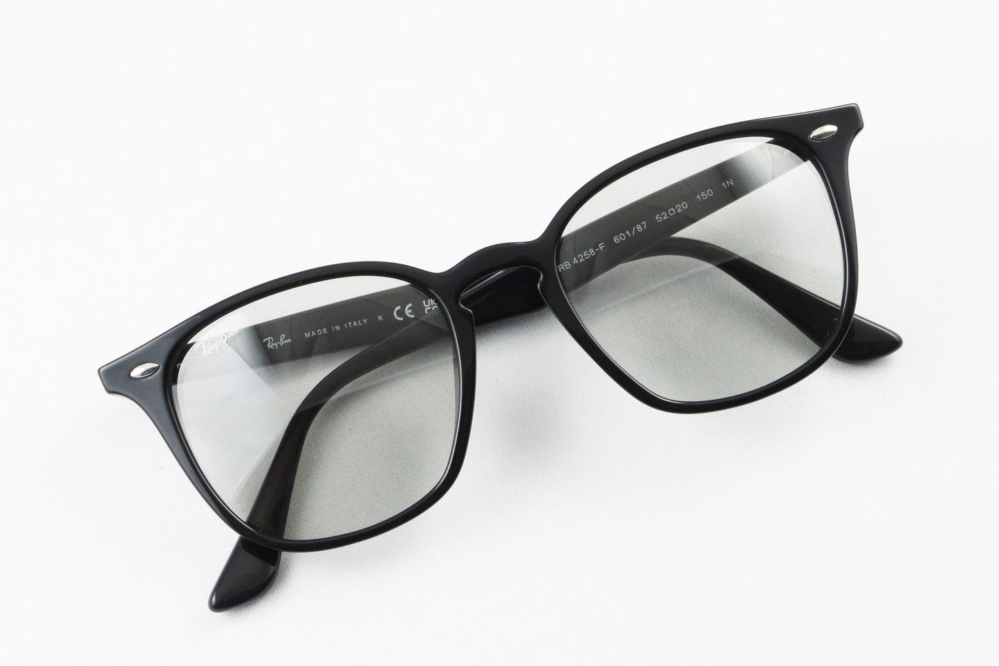 Ray-Ban サングラス RB4258-F 601/87 52サイズ ウェリントン ライトカラー レイバン 正規品