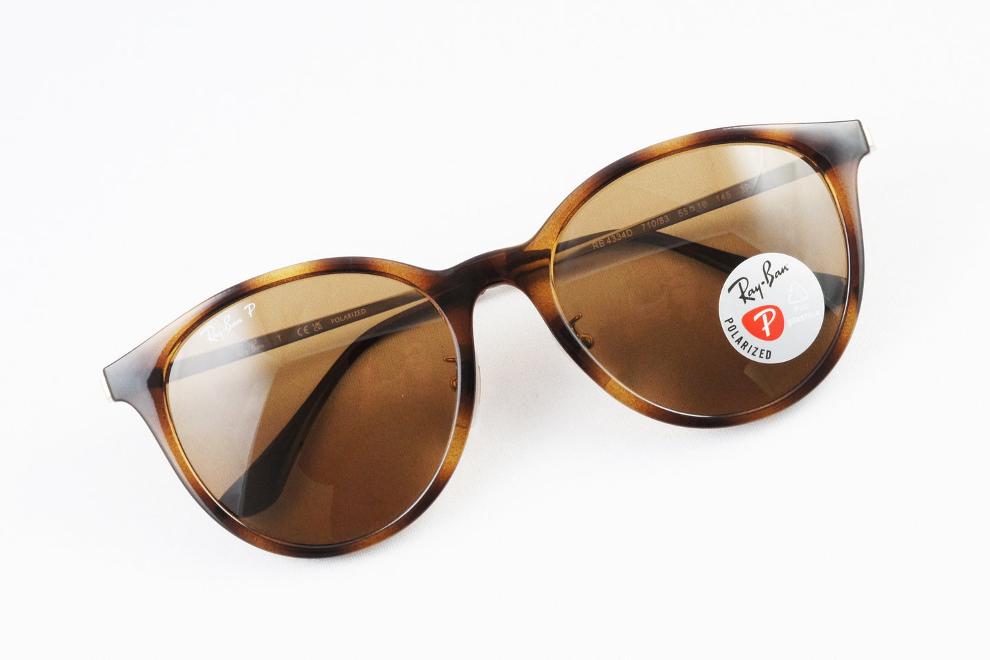 Ray-Ban 偏光 サングラス RB4334D 710/83 55サイズ ボストン レイバン 正規品