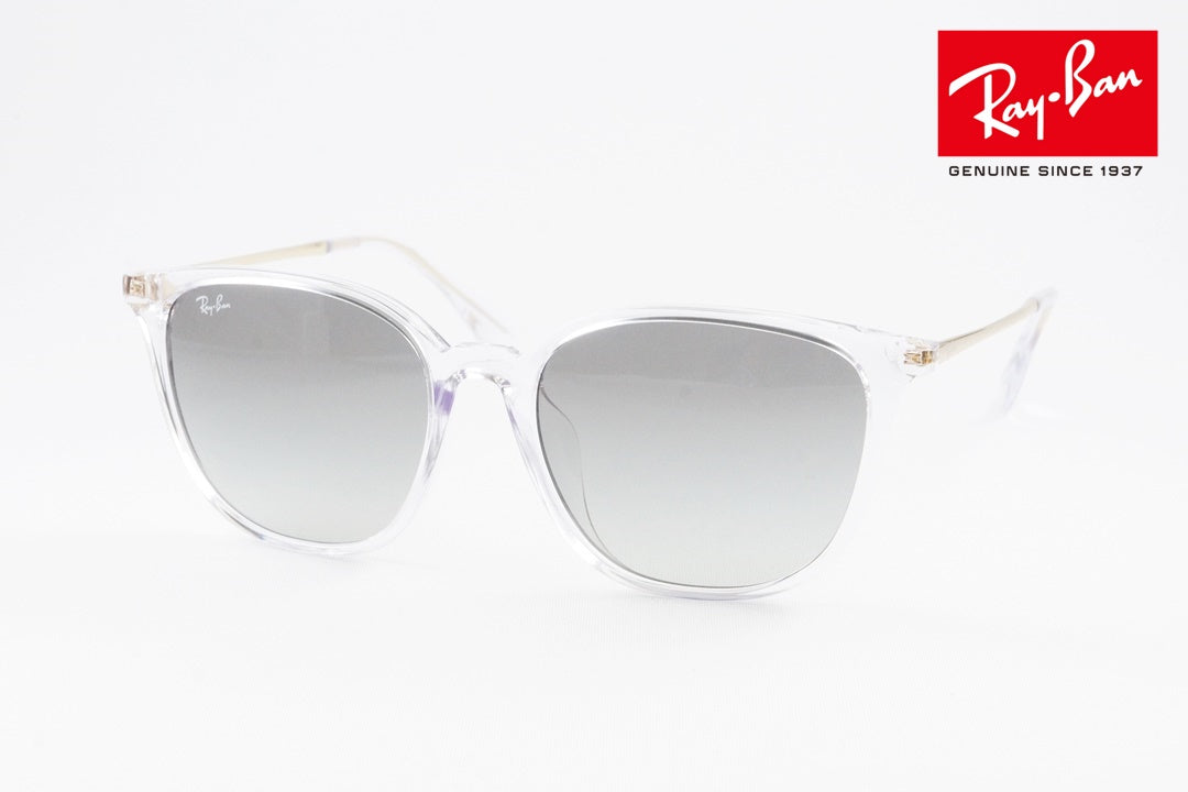 Ray-Ban クリア サングラス RB4348D 6447/11 57サイズ ウェリントン レイバン 正規品
