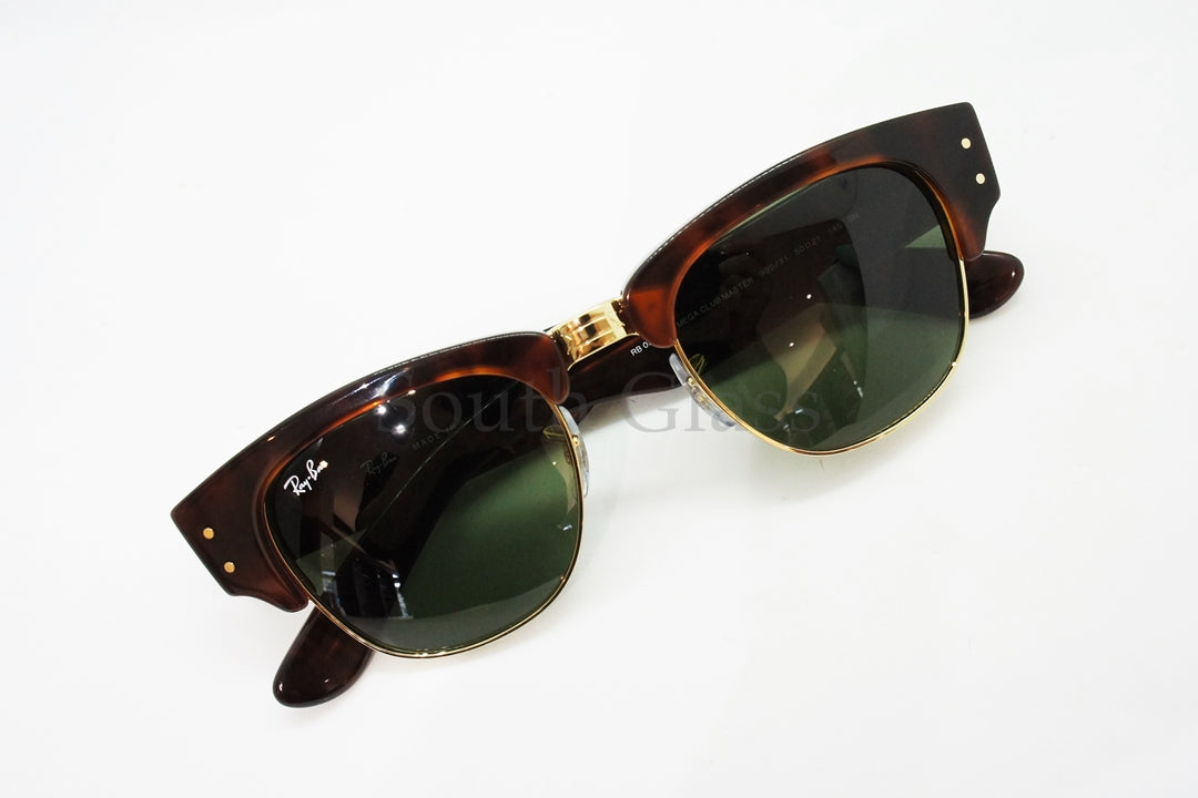 Ray-Ban サングラス MEGA CLUBMASTER RB0316-S 990/31 50サイズ 53サイズ ウェリントン ブロー サーモント レイバン メガクラブマスター 正規品