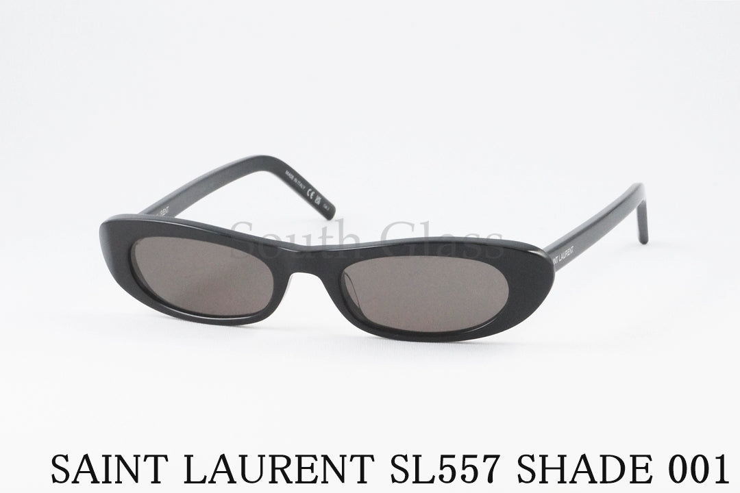 【常田大希さん着用モデル】SAINT LAURENT サングラス SL557 SHADE 001 オーバル キャッツアイ メンズ レディース サンローラン 正規品